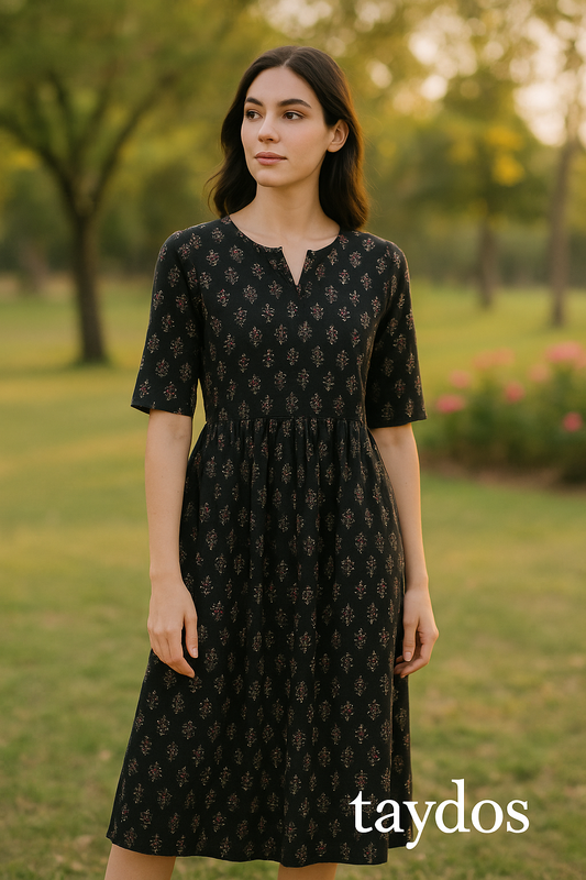 🖤 Taydos® Noir Grace Midi Dre